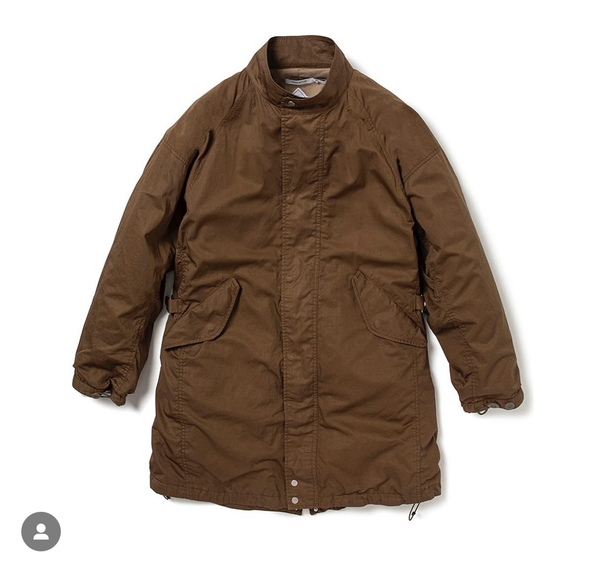 【代购】NONNATIVE 24ss Trooper coat GTX防水防风军事风大衣-封面