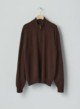 【代购】SSSTEIN 26ss Cashmere knit hlafzip全羊绒半拉链针织衫