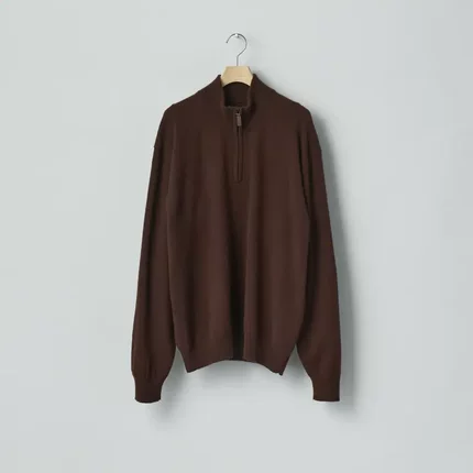 【代购】SSSTEIN 26ss Cashmere knit hlafzip全羊绒半拉链针织衫