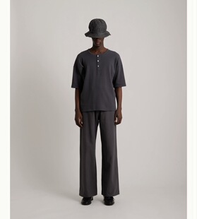 26ss Henry shirt亨利领短袖 TAIGATAKAHASHI neck T恤 代购