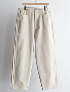 【代购】COMOLI 25aw Work pant 棉质斜纹布工装裤