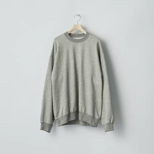 【代购】SSSTEIN 25aw Sweat ls 牦牛毛混纺圆领套头卫衣