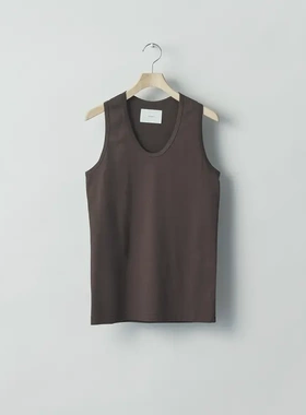 【代购】SSSTEIN 26aw Suvin cotton tank top 苏文棉纯色背心