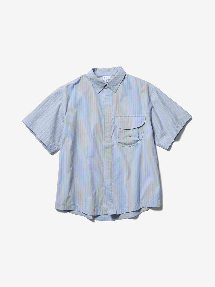 【代购】GOLDWIN 0 26ss 0系列 SS Shirt 3M反光条纹短袖衬衫