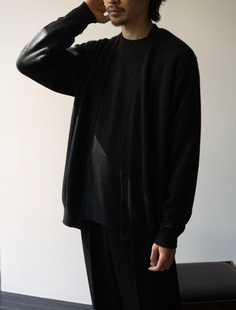 【代购】BATONER 25aw Essential线 crewneck 纯羊绒圆领针织衫