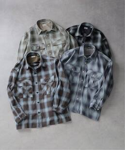 【代购】J.S Homestead 26ss Military shirt 格纹复古工装衬衫