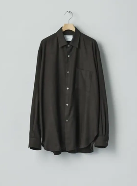 【代购】SSSTEIN 26ss Flannel down pat shirt 真丝法兰绒衬衫