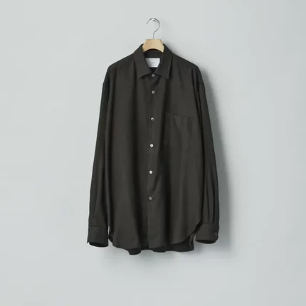 【代购】SSSTEIN 26ss Flannel down pat shirt 真丝法兰绒衬衫
