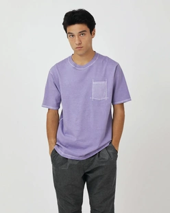 【代购】NONNATIVE 26ss SS Tee 蜡染做旧棉质口袋短袖T恤