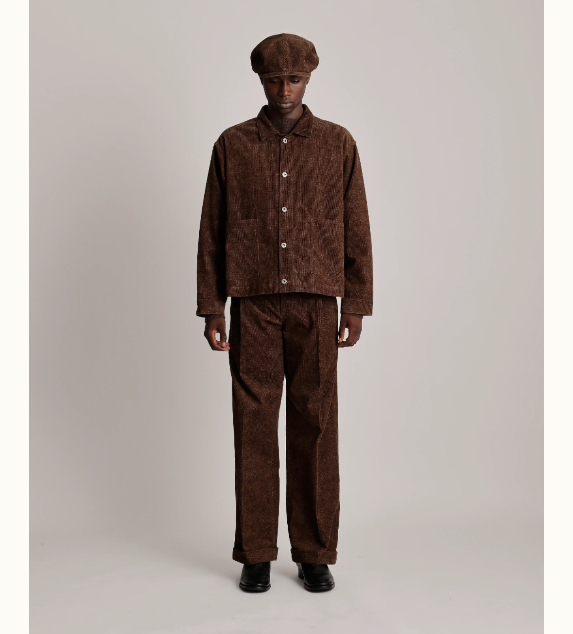 【代购】T.T Taigatakahashi 25aw Coverall jacket 灯芯绒夹克