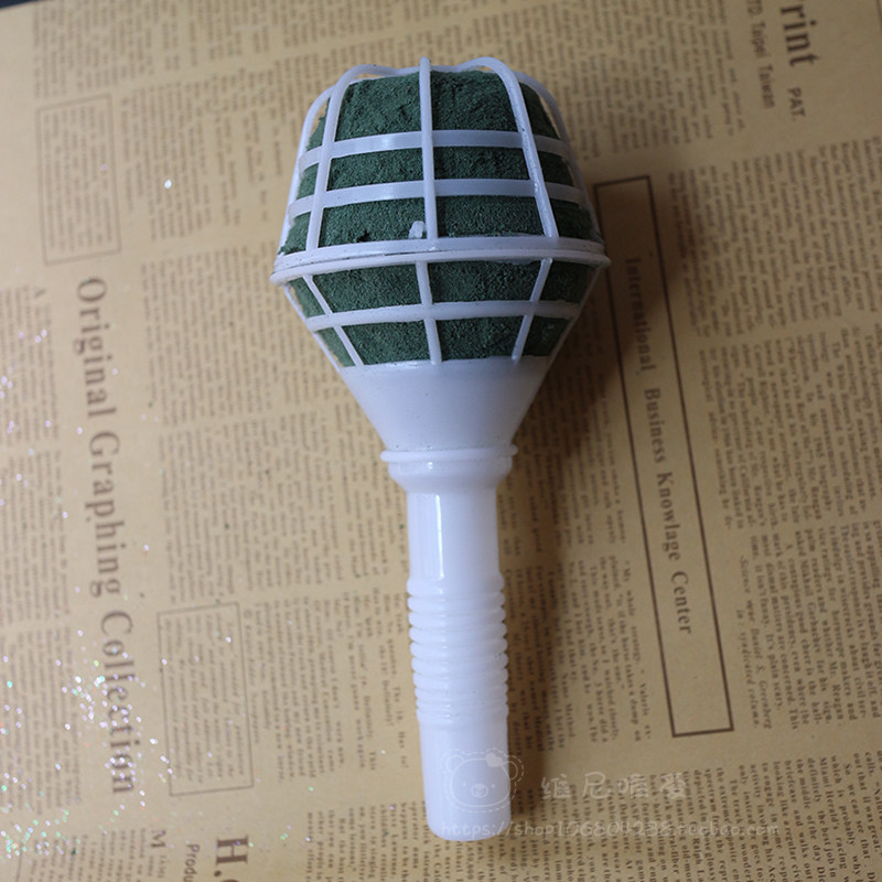 diy材料花泥手柄结婚鲜花必用花艺材料