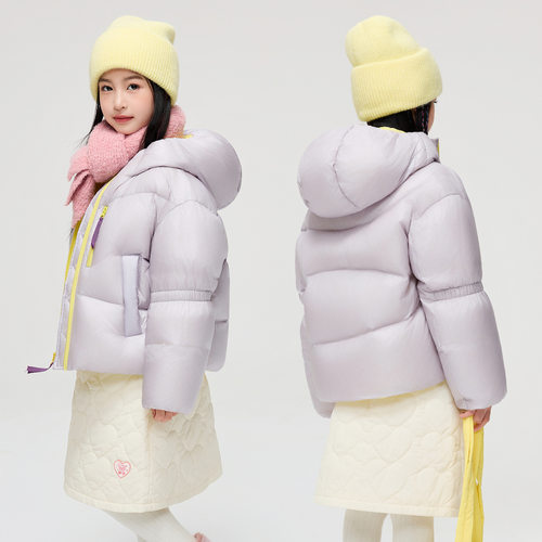 儿童羽绒服女童短款2026新款洋气