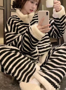 【NO退NO换】2025新款冬季保暖加厚珊瑚绒居家睡衣8093FY 10.22