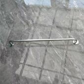 服装 银色挂衣服 店展示架不锈钢拉丝正挂衣架上墙挂衣杆男女装