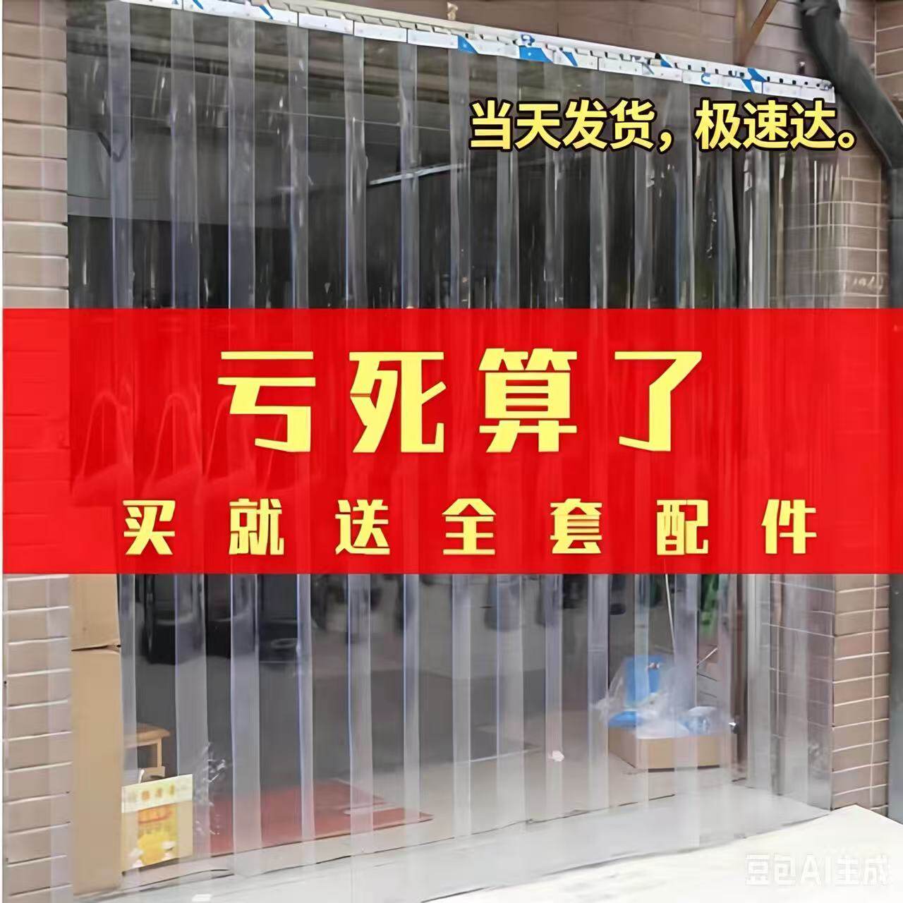 软门帘pvc透明塑料挡风防尘隔热保温隔空调塑胶冷气帘秋冬季窗帘