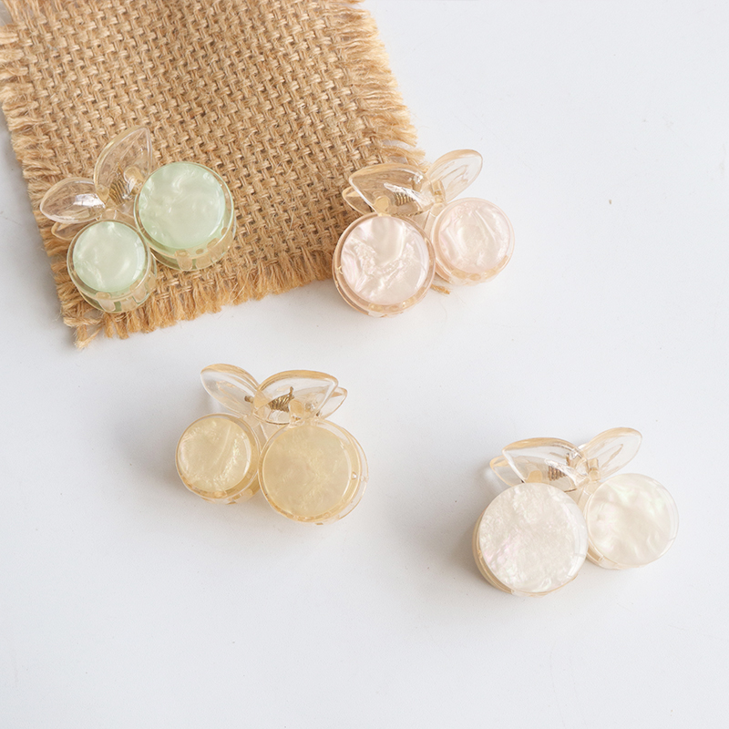 网红可爱樱桃抓夹迷你女碎发精致