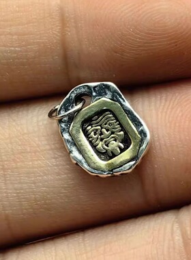 S925纯银扎基拉姆吊坠配件挂件文玩配饰diy串珠手串复古饰品侧挂