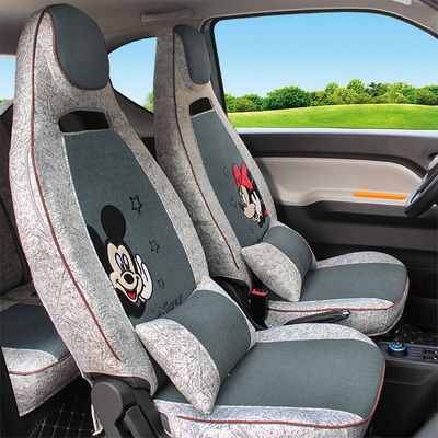 奇瑞QQ冰淇淋多米小蚂蚁亚麻座套