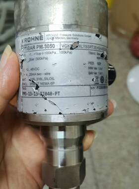 议价拆机科隆压力变送器，OPTIBAR PM 3050，成色