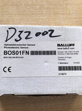 议价全新原装正品 巴鲁夫 BOS01FN 光电开关 BOS
