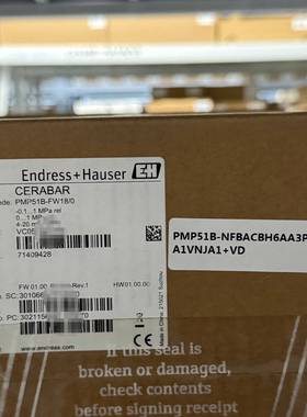 议价E+H 压力变送器  PMP51B-NFBACBH6AA3P
