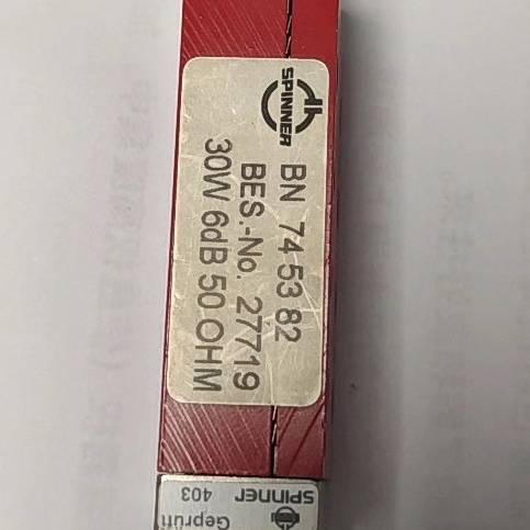 议价Spinner 衰减器   DC-5GHz   衰减6dB