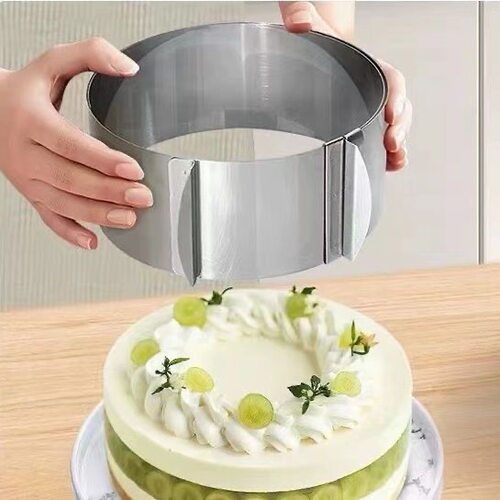 不锈钢圆形慕斯圈加高蛋糕模具diy生日快乐烘焙西点千层蛋糕模具