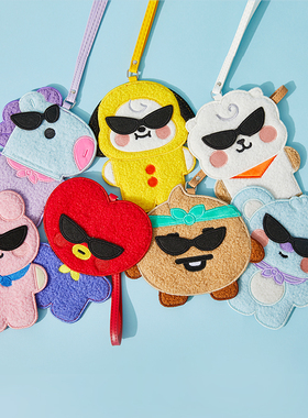 BT21 BABY TRAVEL系列 毛绒行李吊牌 可爱卡通旅行 LINE FRIENDS