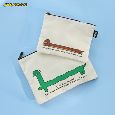 JOGUMAN TOGETHER 系列 扁平收纳袋 可爱卡通图案 LINE FRIENDS