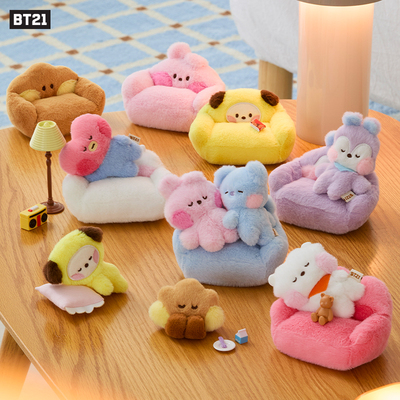 BT21 minini 松弛系列玩偶 卡通动漫公仔LINE FRIENDS 连我朋友