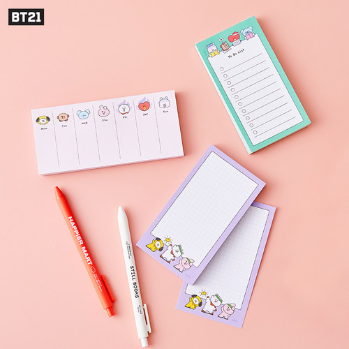 BT21计划便签贴LINEFRIENDS