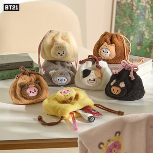 BT21 BABY 动物园2.0系列抽绳包 LINE FRIENDS （不参与满赠）