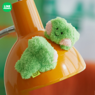 winter可爱毛绒磁吸玩偶公仔 连我朋友幸运蛙lenini LINE FRIENDS