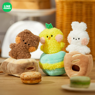 MBTI周边 minini系列烘焙玩偶钥匙扣 LINE FRIENDS连我朋友mini