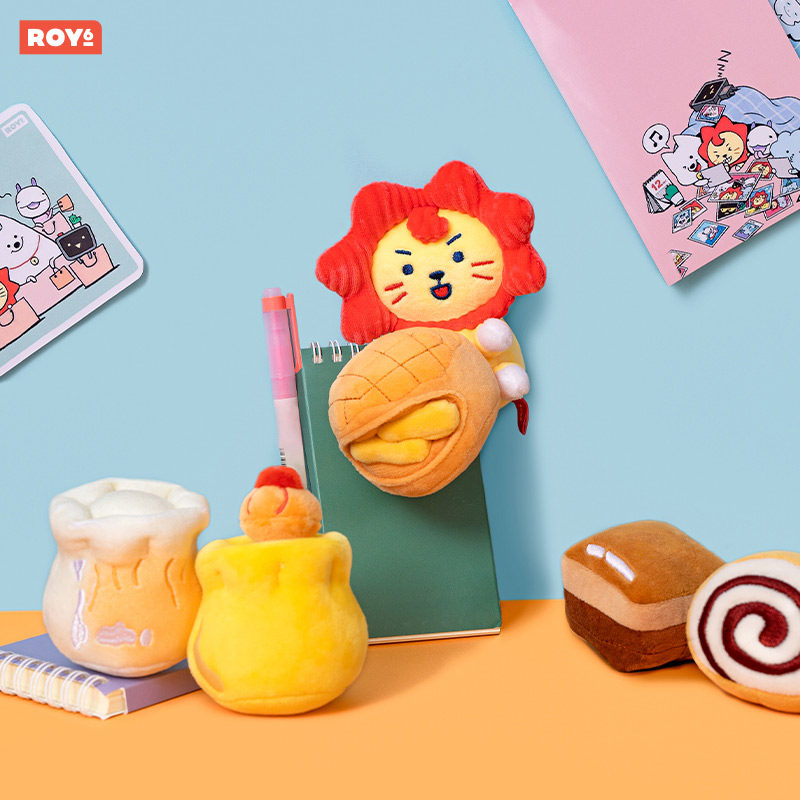 roy6城市系列 莱阳磁铁玩偶 萌趣毛绒公仔玩偶冰箱贴