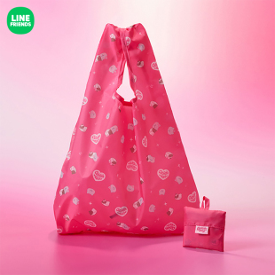 minini 连我朋友 猫咪系列环保袋手提袋大容量 FRIENDS LINE