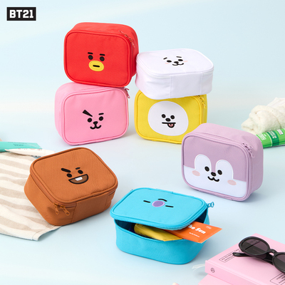 BT21 BASIC 系列 多功能收纳包 M中号 LINE FRIENDS 连我朋友