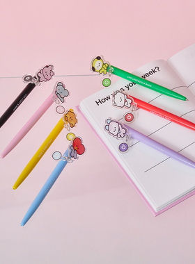 BT21 minini 幸运扭蛋系列 中性笔 学习用品LINE FRIENDS连我朋友