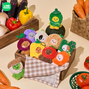 minini农场系列毛绒钥匙扣MBTI周边包挂 连我朋友 LINE FRIENDS