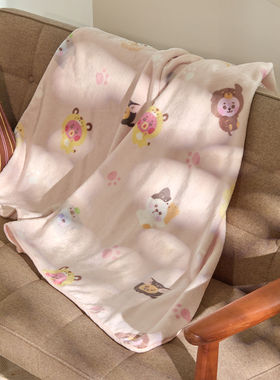 BT21 BABY 动物园2.0系列毛毯 LINE FRIENDS （不参与满赠）