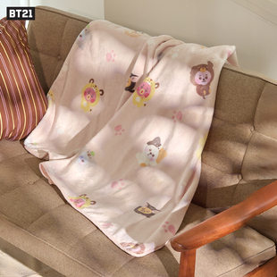 BT21 BABY 动物园2.0系列毛毯 LINE FRIENDS （不参与满赠）