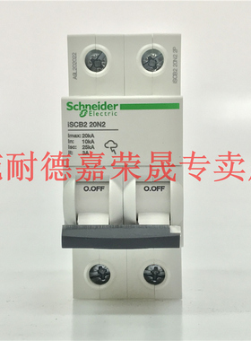 施耐德浪涌保护器SPD专用后备保护装置ISCB2 20N2 2P A9L202022