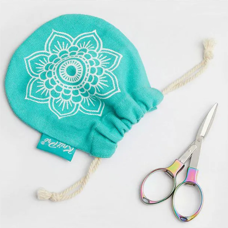 36646  印度 Knitpro Mindful 彩虹折叠剪刀