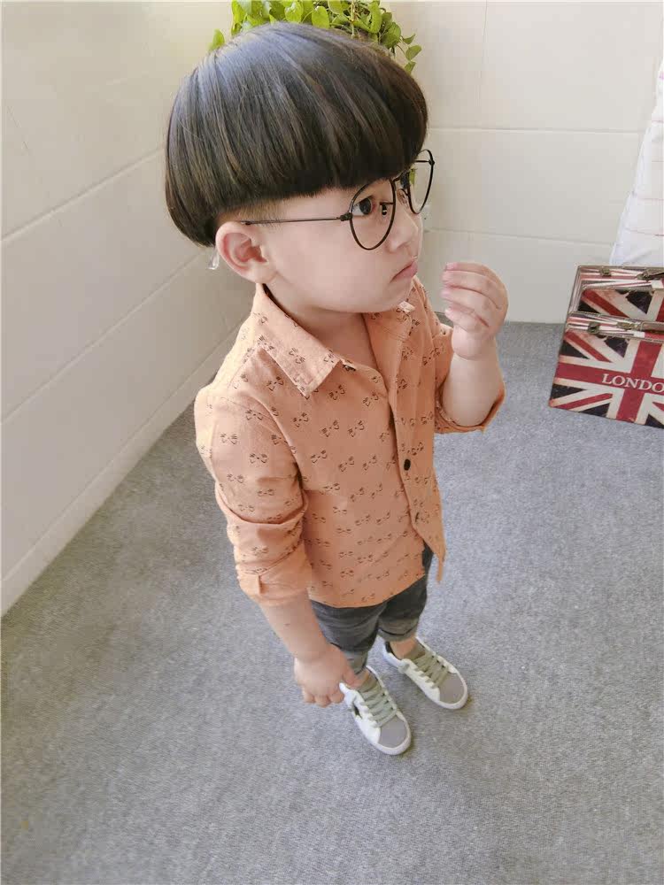 Chemise garcon à manche longue - Ref 2073405 Image 3