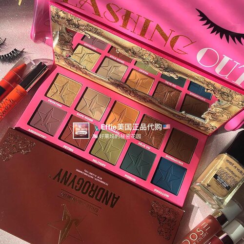 正品jeffreestar彩妆哑光眼影盘