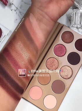 美代KKW Beauty卡戴珊BLOSSOM粉色大地色珠光哑光眼影盘