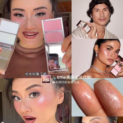 美代正品奶油水光肌双色高光盘