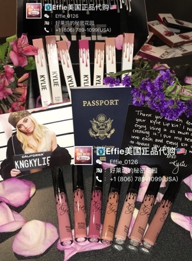 【现货】美国正品 Lip Kit by Kylie Jenner Gloss 丰唇 晶亮唇彩