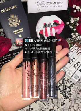 美国正品现货 Kylie Jenner Metals 哑光金属色唇彩