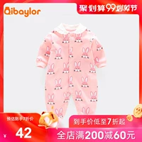 Bộ đồ sơ sinh jumpsuit xuân hè cho bé cotton 6 áo choàng romper 0-3 tháng cho bé ra ngoài quần áo mùa thu - Áo liền quần shop quần áo trẻ em đẹp